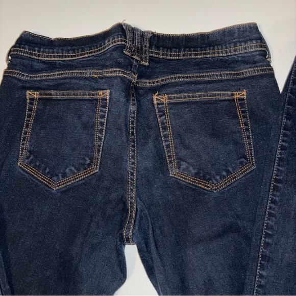 Xhilaration Jeans Juniors Size 9 Dark Wash Blue Skinny Mid Rise - Picture 5 of 7